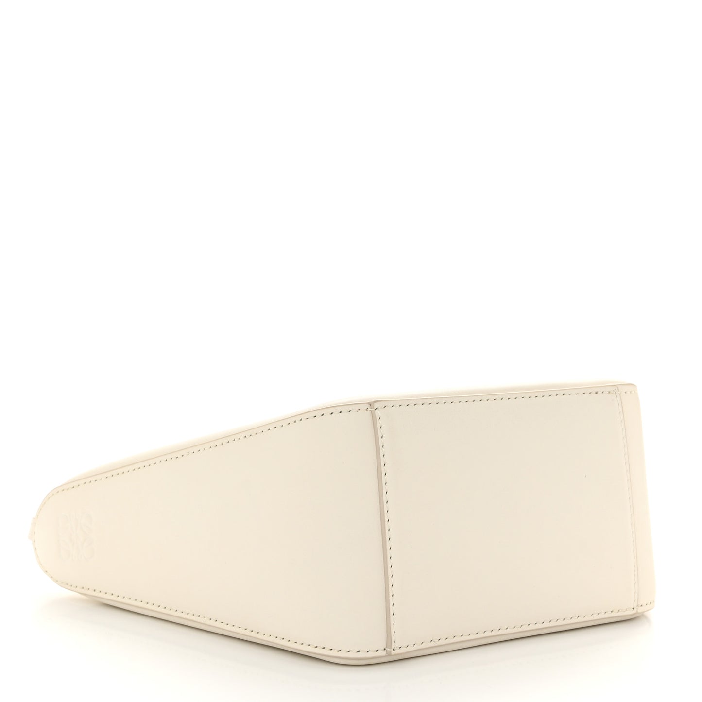 Calfskin Mini Hammock Hobo Soft White