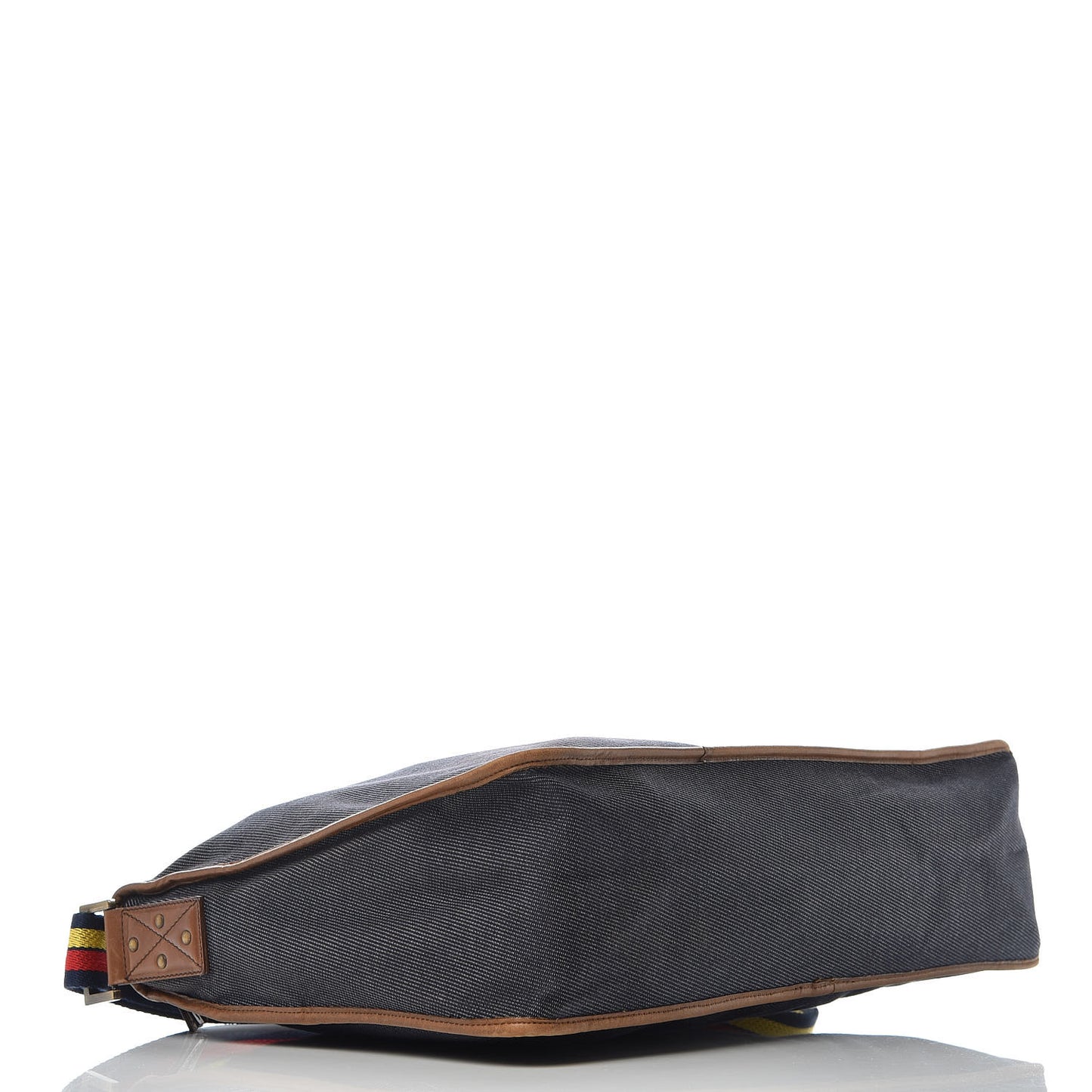 Denim Messenger Bag Blue