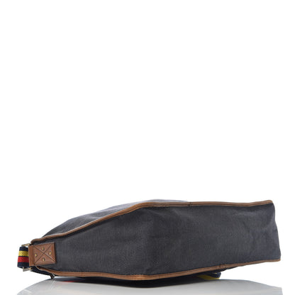 Fendi Denim Messenger Bag Blue 4 of 9