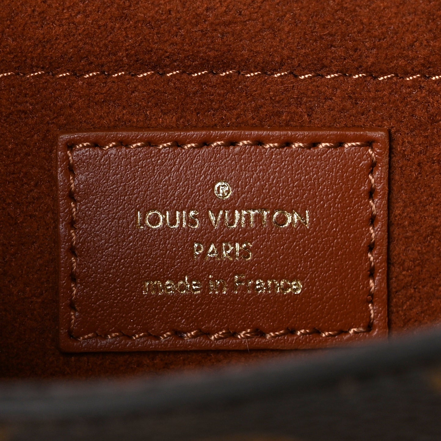 Monogram Padlock On Strap Caramel