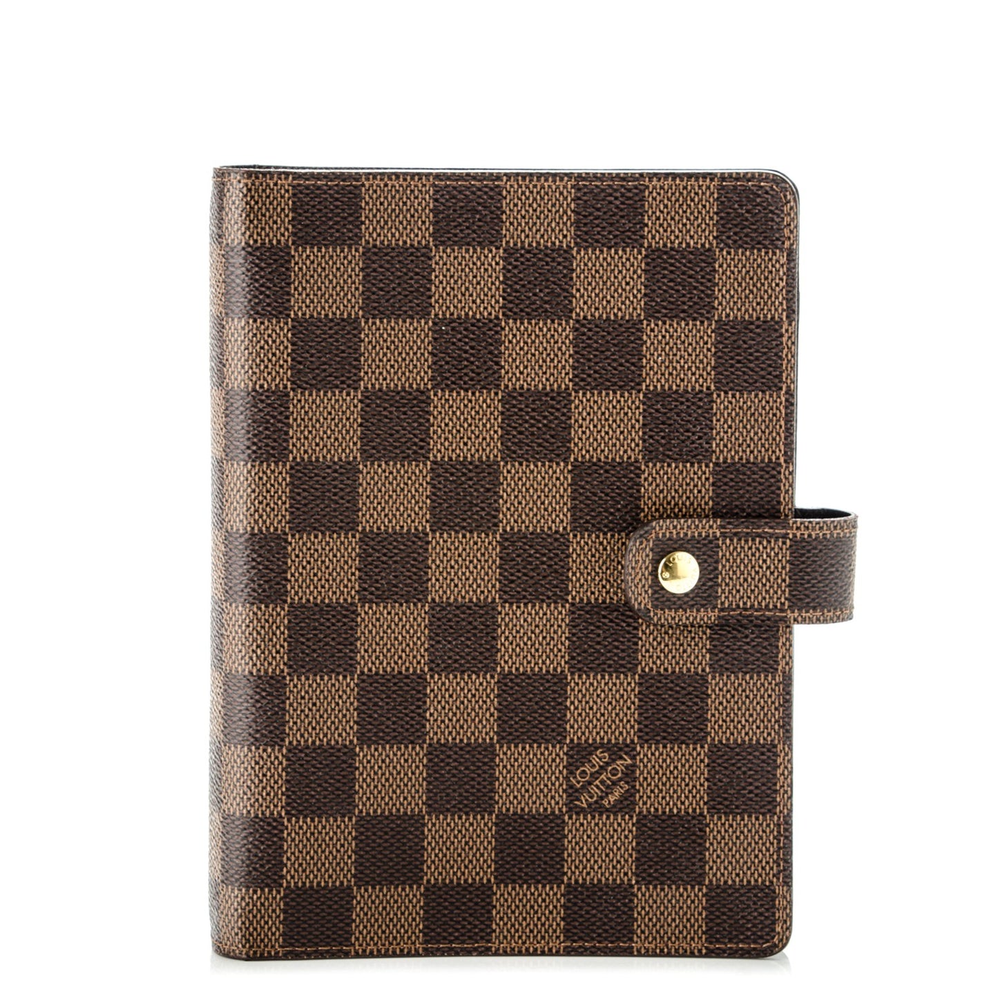 Damier Ebene Medium Ring Agenda Cover