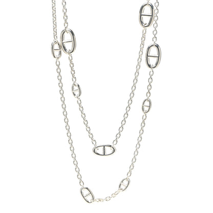Hermes Sterling Silver Farandole Necklace 120 1 of 6