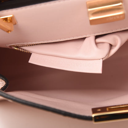 Fendi Ostrich Shiny Nappa Medium Peekaboo Iconic Essentially Satchel Confetto 10 of 11