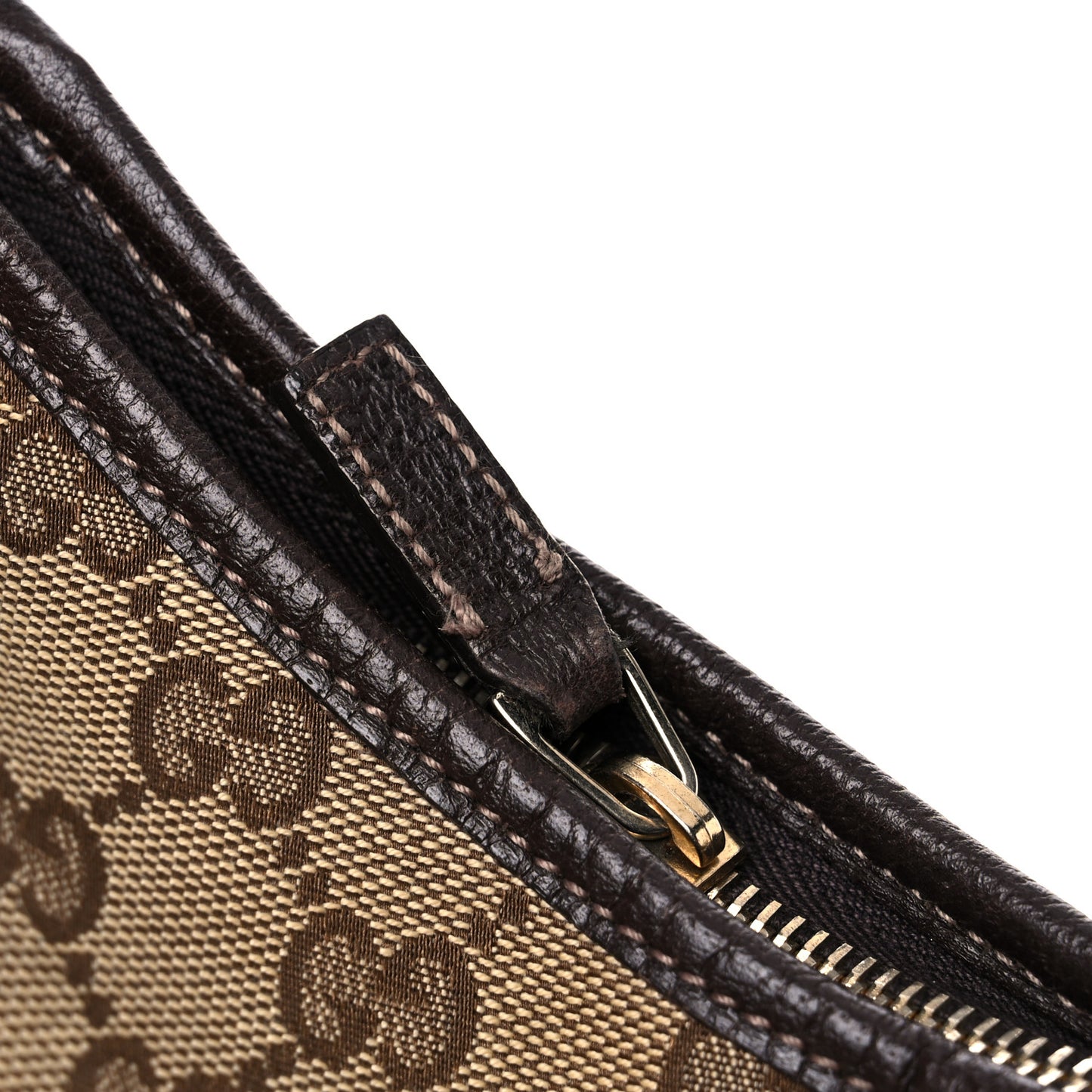 Monogram Large Abbey D Ring Hobo Dark Brown
