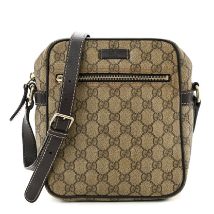 Gucci GG Plus Monogram Messenger Bag Dark Brown 1 of 11
