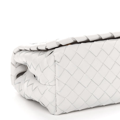 Bottega Veneta Nappa Intrecciato Shoulder Bag White 9 of 13