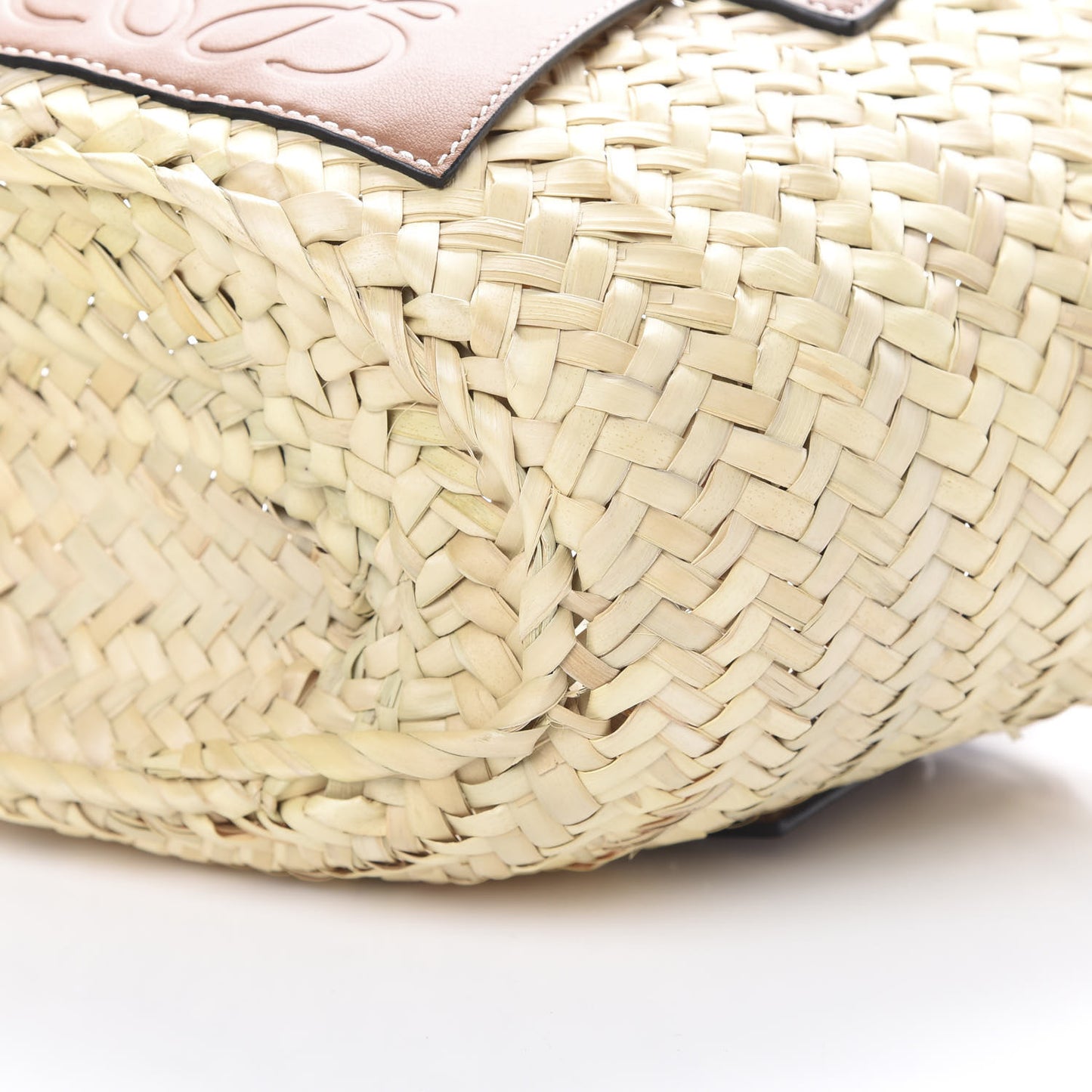 Raffia Small Basket Tote Bag Natural Tan