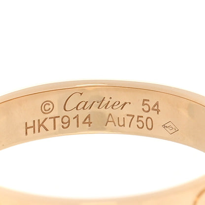 Cartier 18K Yellow Gold 3.5mm LOVE Wedding Band Ring 54 6.75 4 of 5