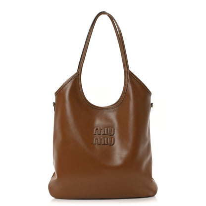 Miu Miu Nappa Ivy Bag Cognac 1 of 9