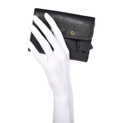 Louis Vuitton Empreinte Pont-Neuf Compact Wallet Black 2 of 8