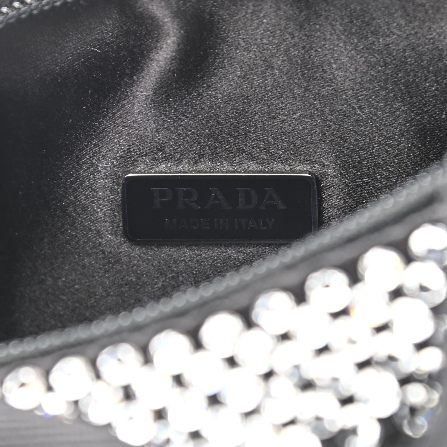 Prada Satin Crystal Mini Re-Edition 2000 Bag Cristal 8 of 9