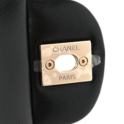 Chanel Lambskin Quilted Mini Square Flap Black 7 of 12