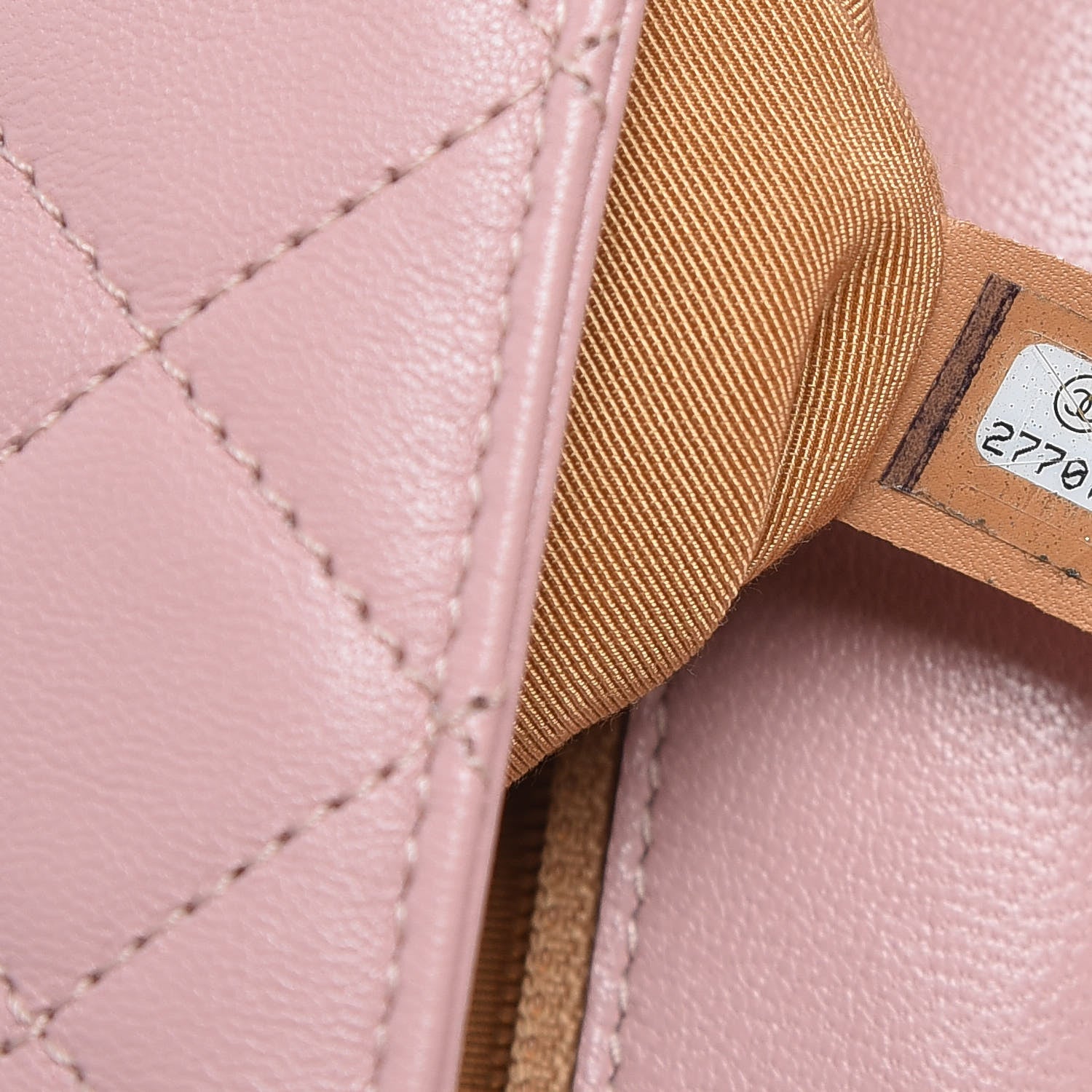 Chanel Lambskin Quilted Curved Flap Pink 7 of 11