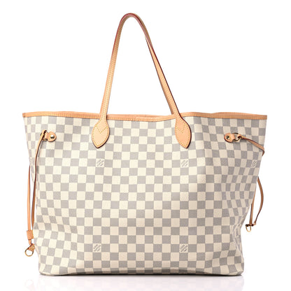 Louis Vuitton Damier Azur Neo Neverfull GM Rose Ballerine 3 of 12