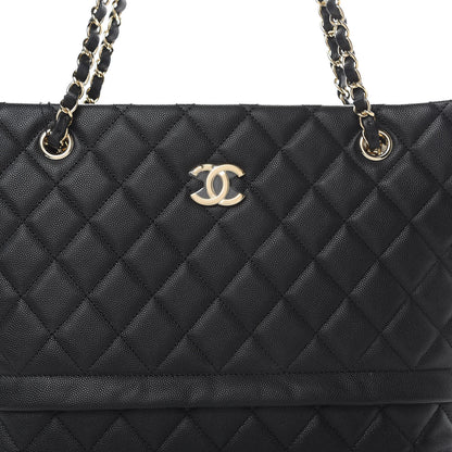 Chanel Caviar Quilted Rolled Up Tote Black 8 of 11