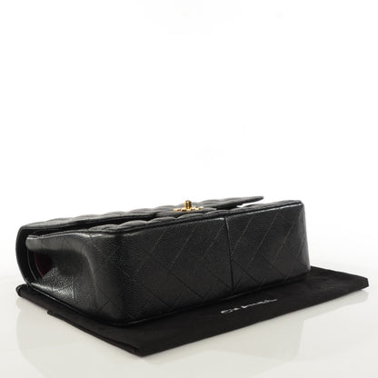 Chanel Caviar Quilted Jumbo Double Flap Black 4 of 9