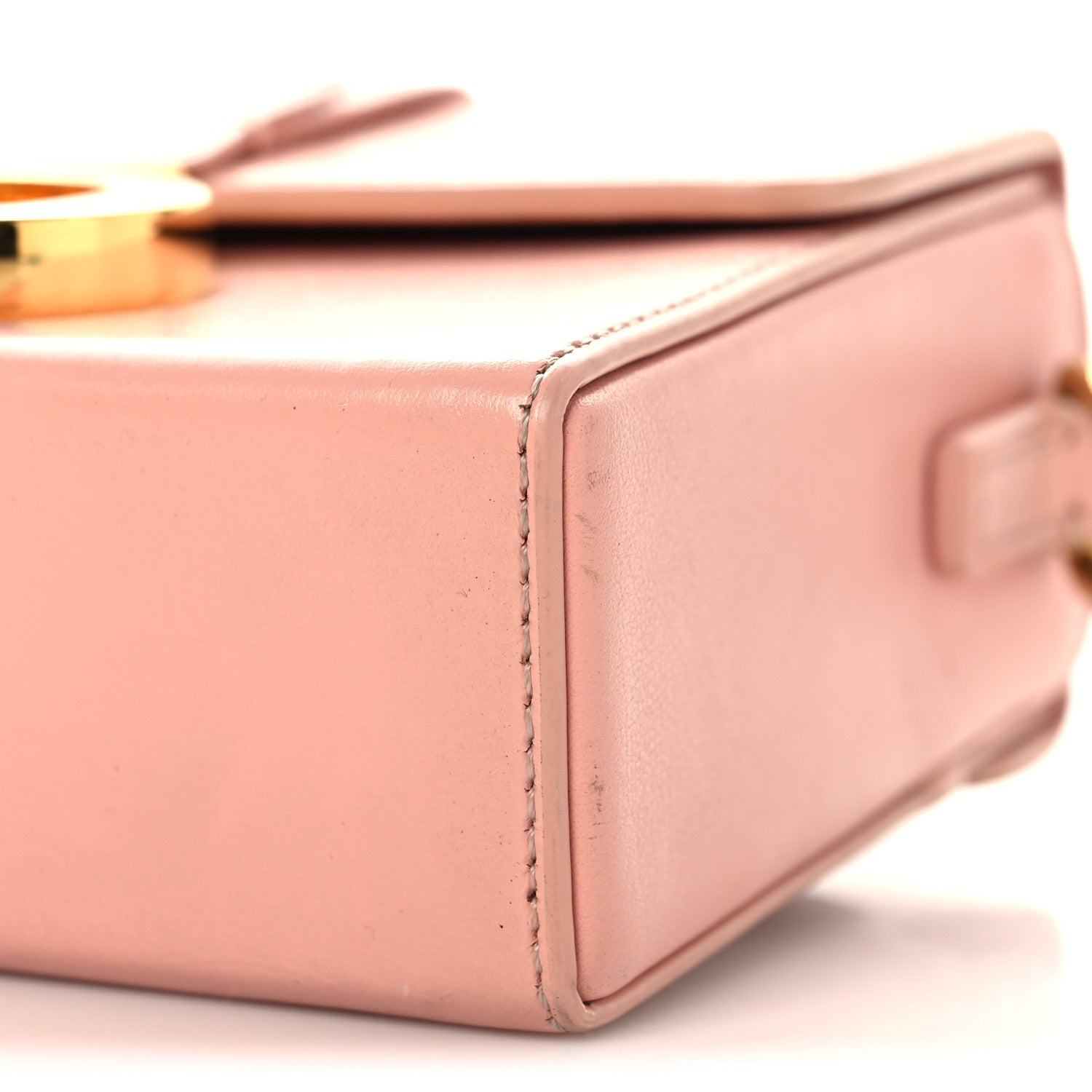 Christian Dior Smooth Calfskin Micro 30 Montaigne Flap Bag Pale Pink 9 of 11