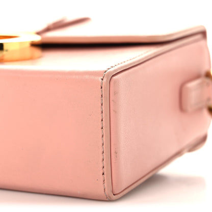 Christian Dior Smooth Calfskin Micro 30 Montaigne Flap Bag Pale Pink 9 of 11