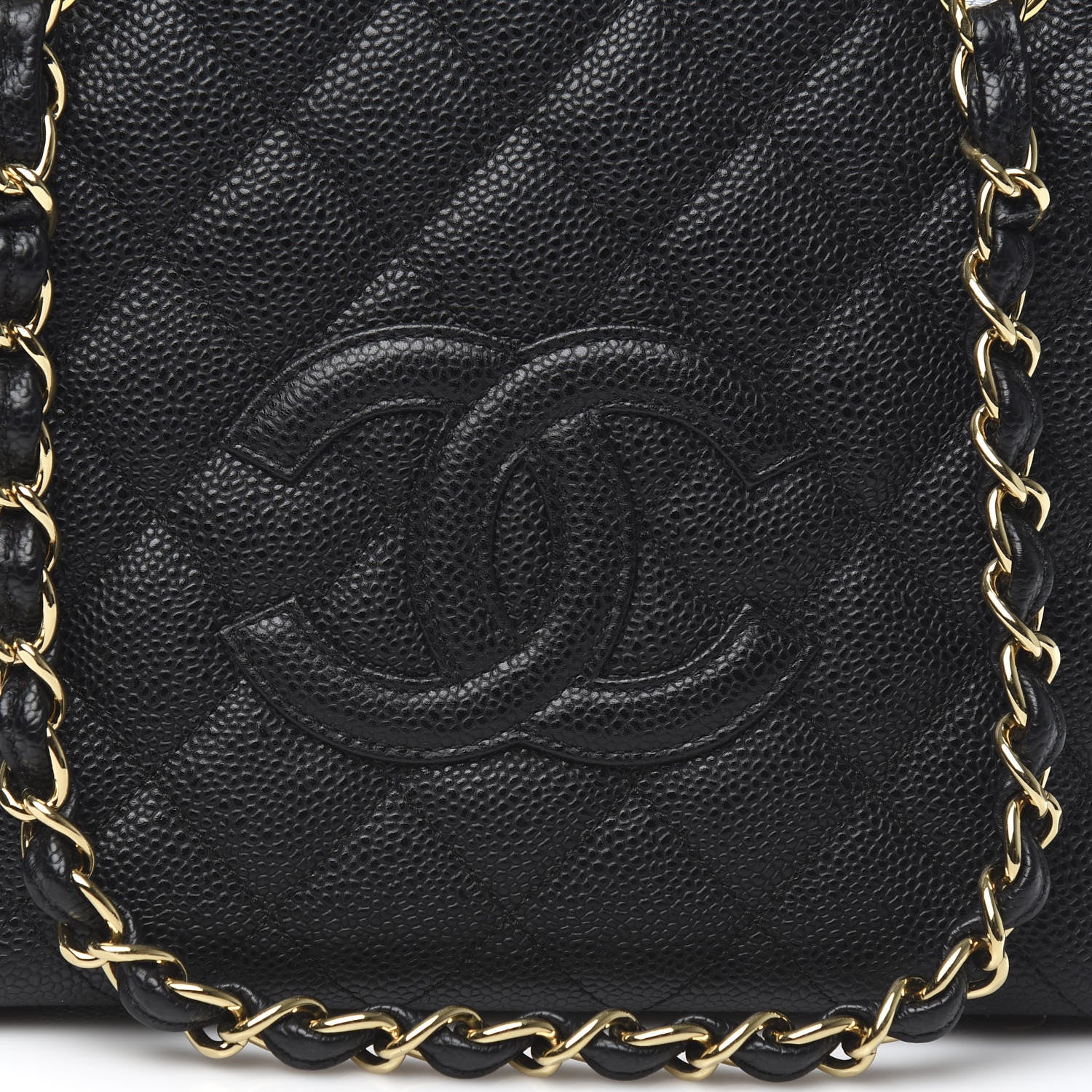 Chanel Caviar Quilted Petit Timeless Tote PTT Black 10 of 10