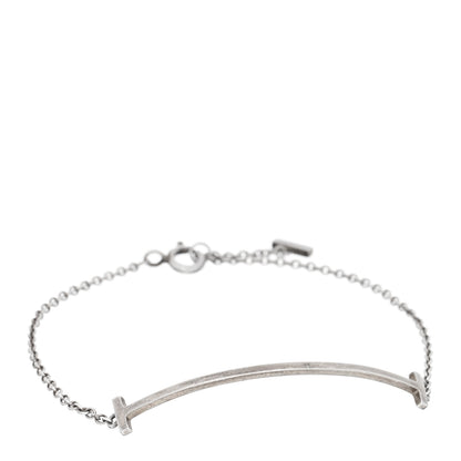 Tiffany Sterling Silver T Smile Bracele 1 of 3