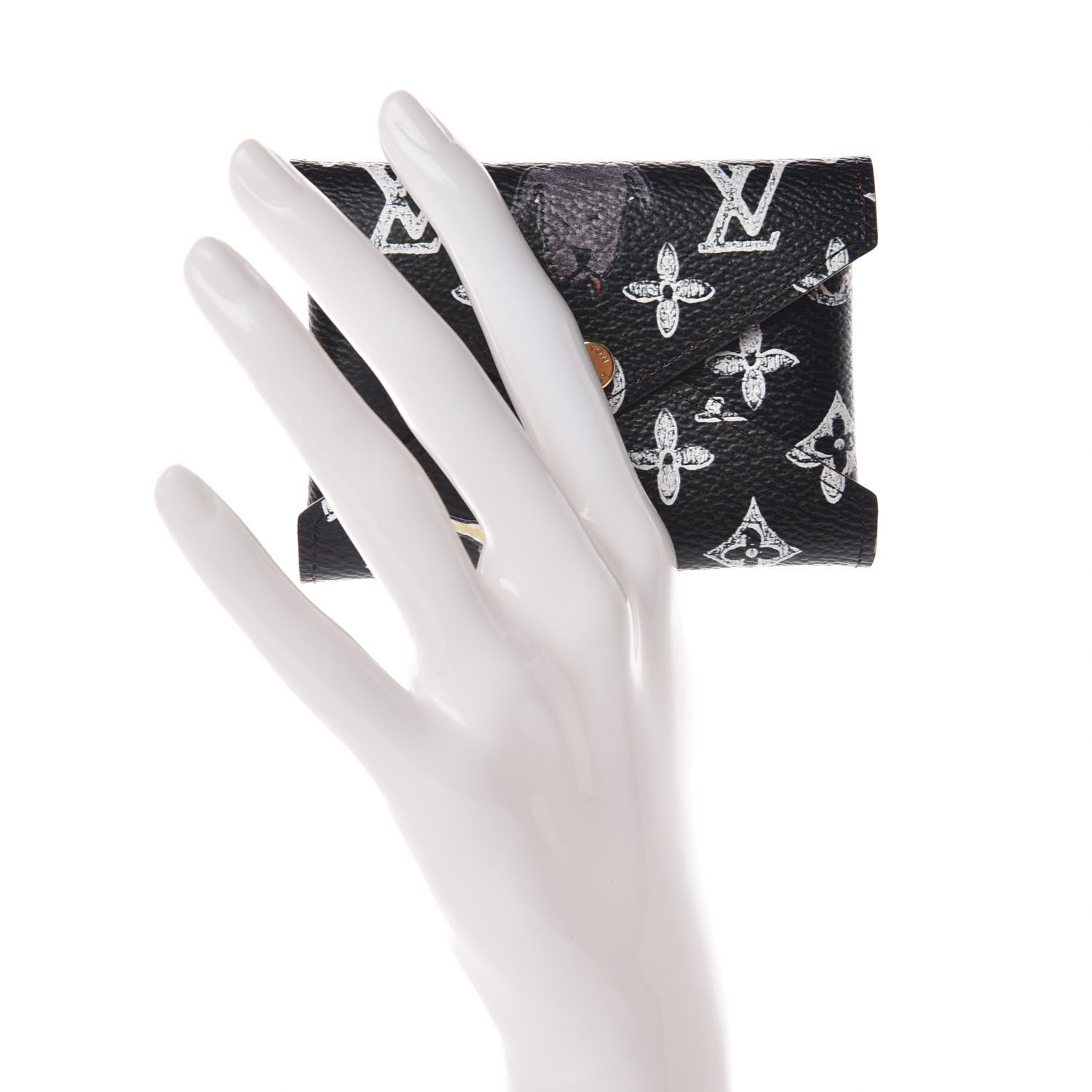Louis Vuitton Catogram Kirigami Pochette Set Marron White Black 4 of 12