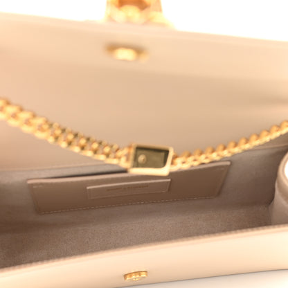 Saint Laurent Smooth Calfskin Medium Classic Monogram Kate Tassel Satchel Nude Powder 4 of 9