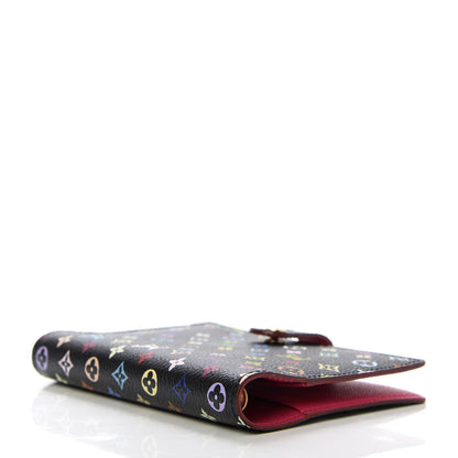 Louis Vuitton Monogram Multicolor Small Ring Agenda Cover Black Grenade 4 of 7