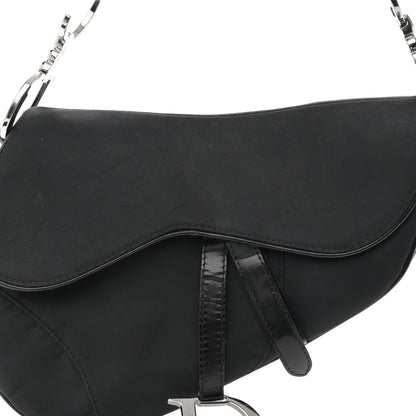 Christian Dior Nylon Saddle bag Black 8 of 13