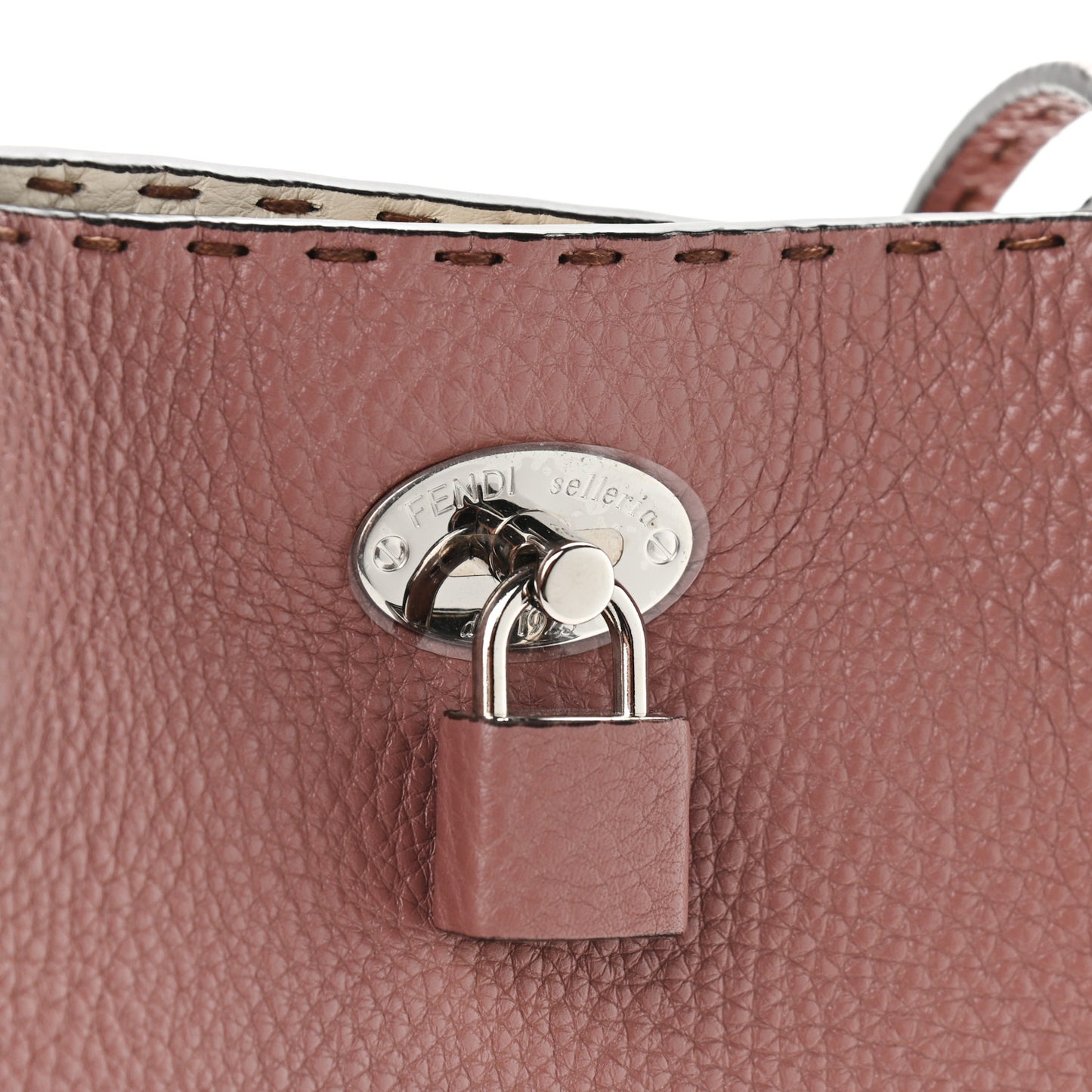 Cuoio Romano Selleria Bi-Color Carla Shopping Tote English Rose Camelia