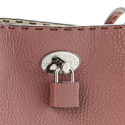 Fendi Cuoio Romano Selleria Bi-Color Carla Shopping Tote English Rose Camelia 9 of 11