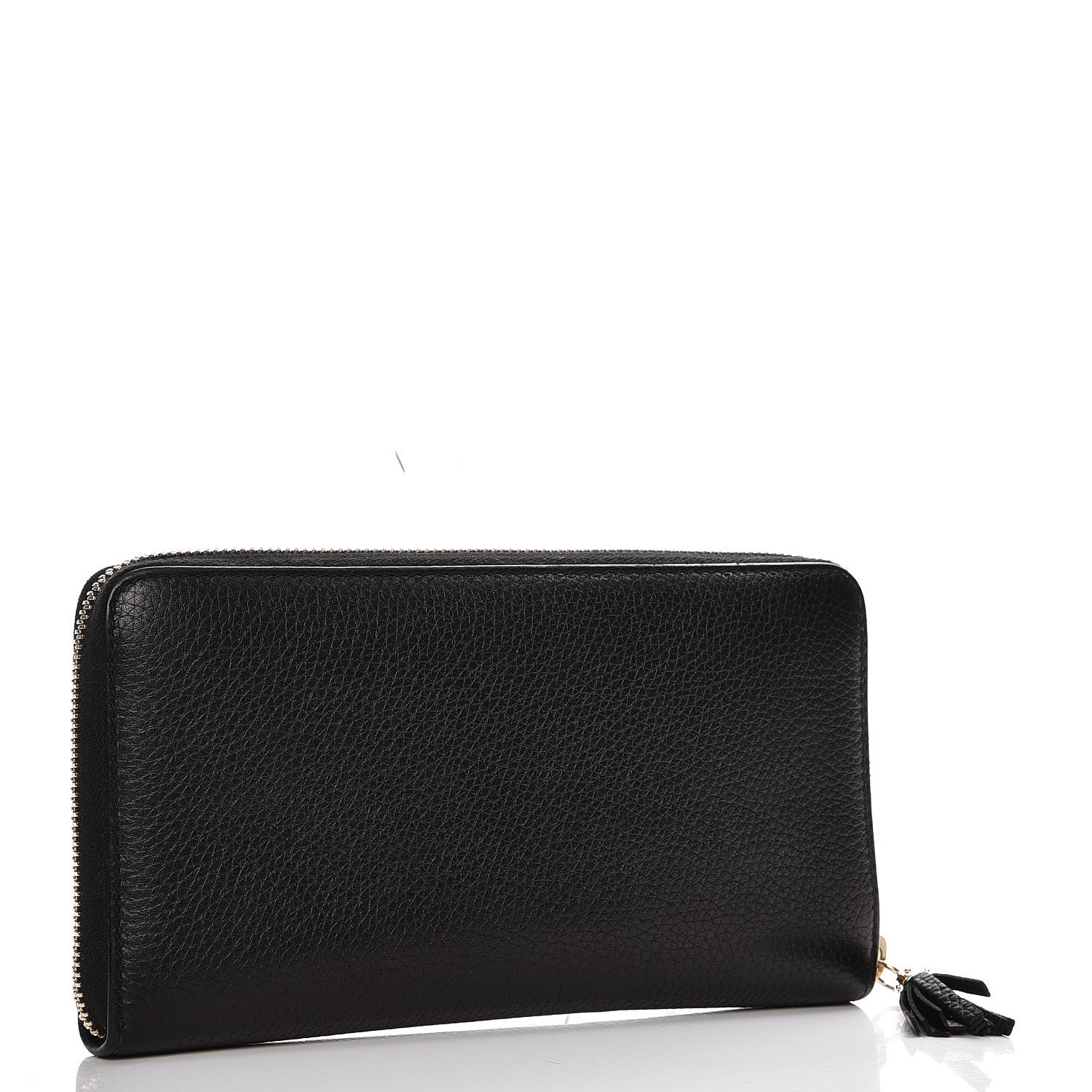 Gucci Calfskin Soho Zip Around Wallet Black 3 of 10