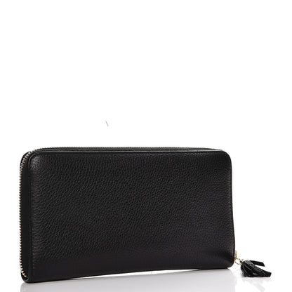 Gucci Calfskin Soho Zip Around Wallet Black 3 of 10