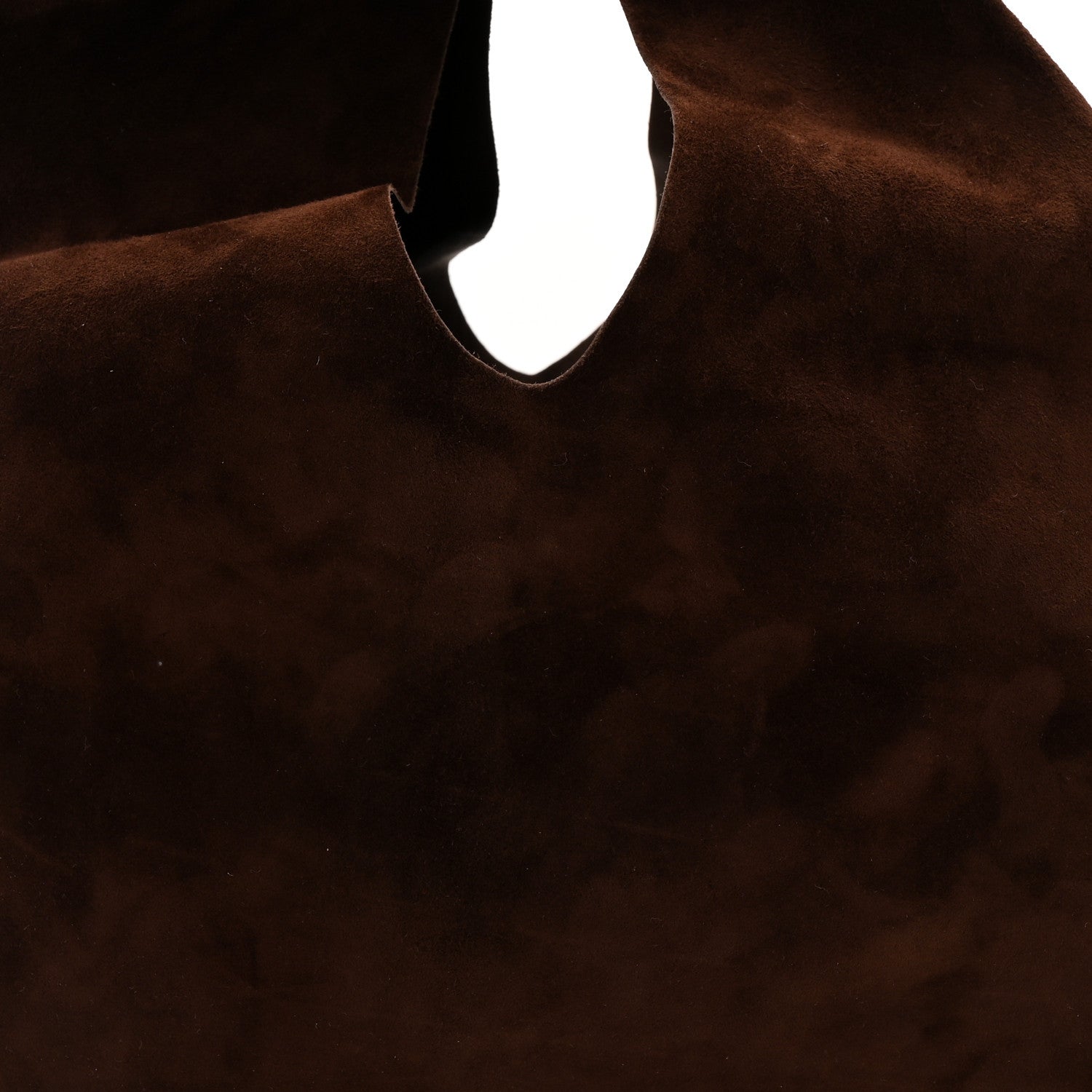 The Row Suede Small Bindle Bag Espresso 7 of 9