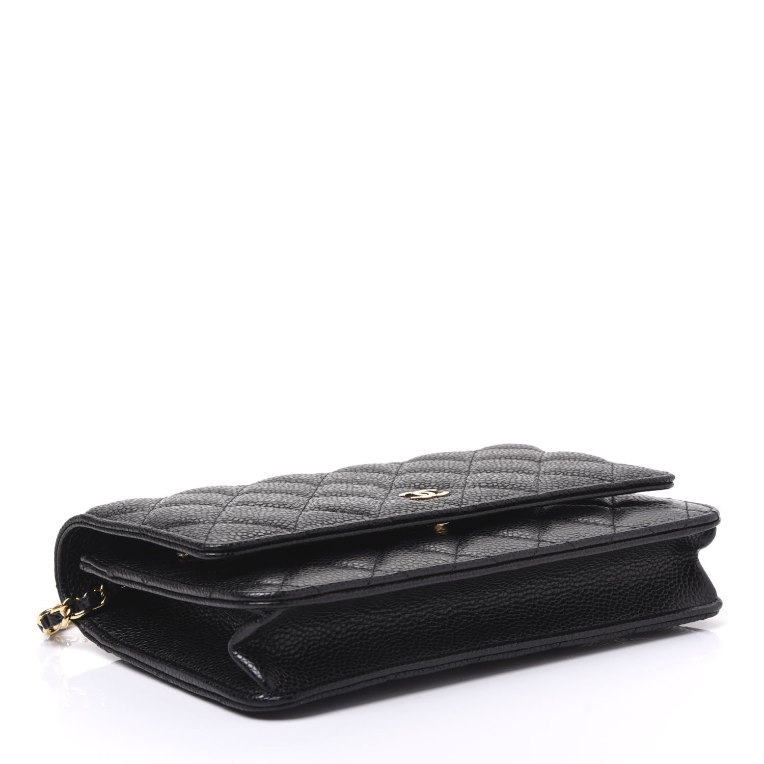 Chanel Caviar Quilted Wallet On Chain WOC Black 3 of 11