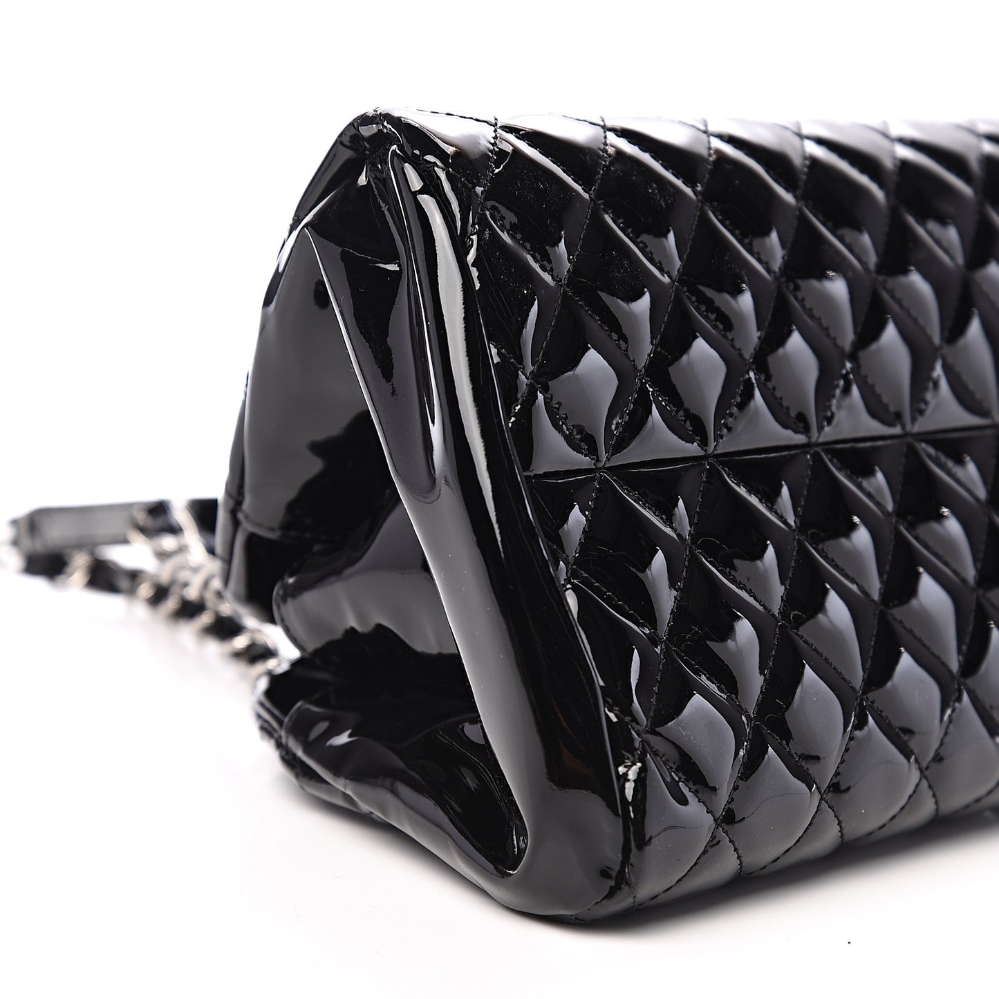 Patent Quilted Medium Just Mademoiselle Black