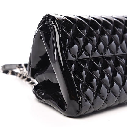 Chanel Patent Quilted Medium Just Mademoiselle Black 7 of 9