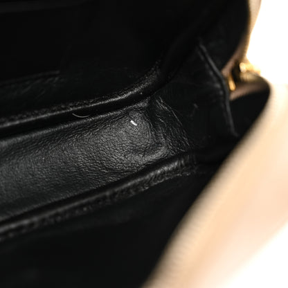 Saint Laurent Grain De Poudre Matelasse Monogram Mini Lou Camera Bag Dark Beige 12 of 16