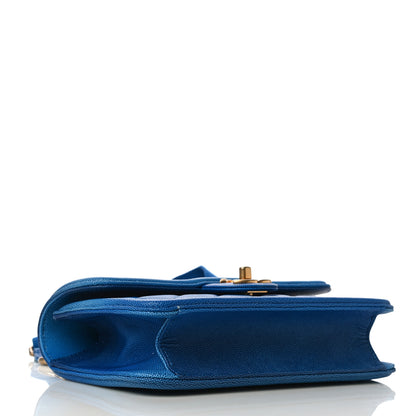 Chanel Caviar Quilted Small Sunset On The Sea Flap Blue 4 of 10
