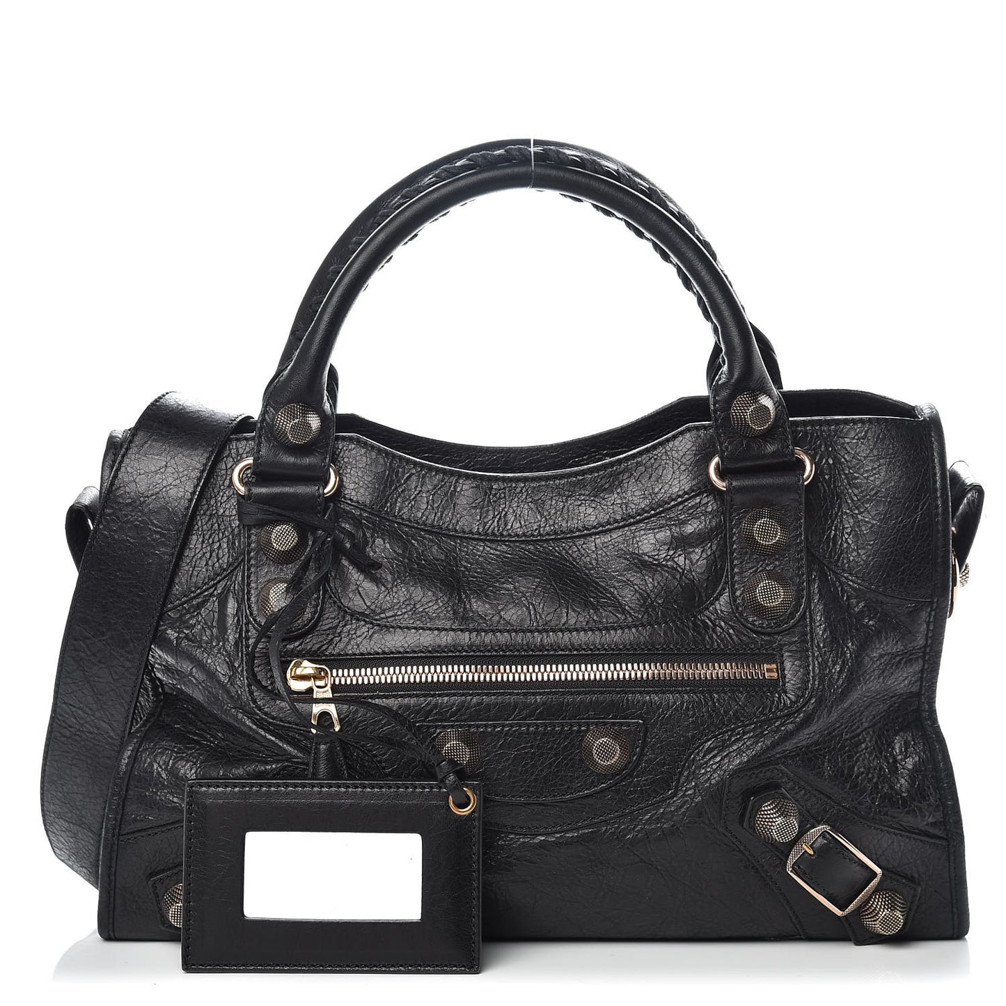Agneau Giant 21 Rose Gold Hardware City Black