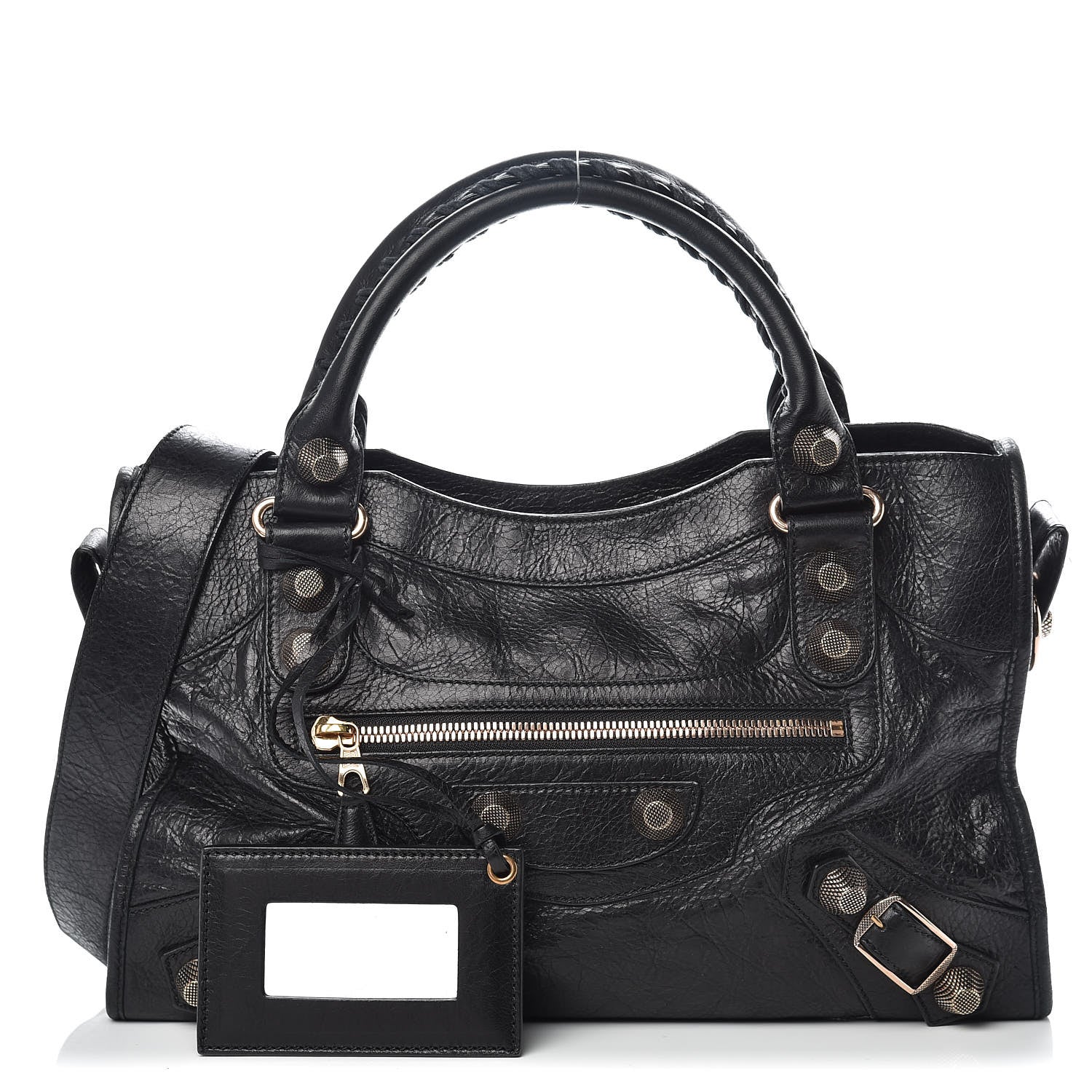 Balenciaga Agneau Giant 21 Rose Gold Hardware City Black 1 of 12