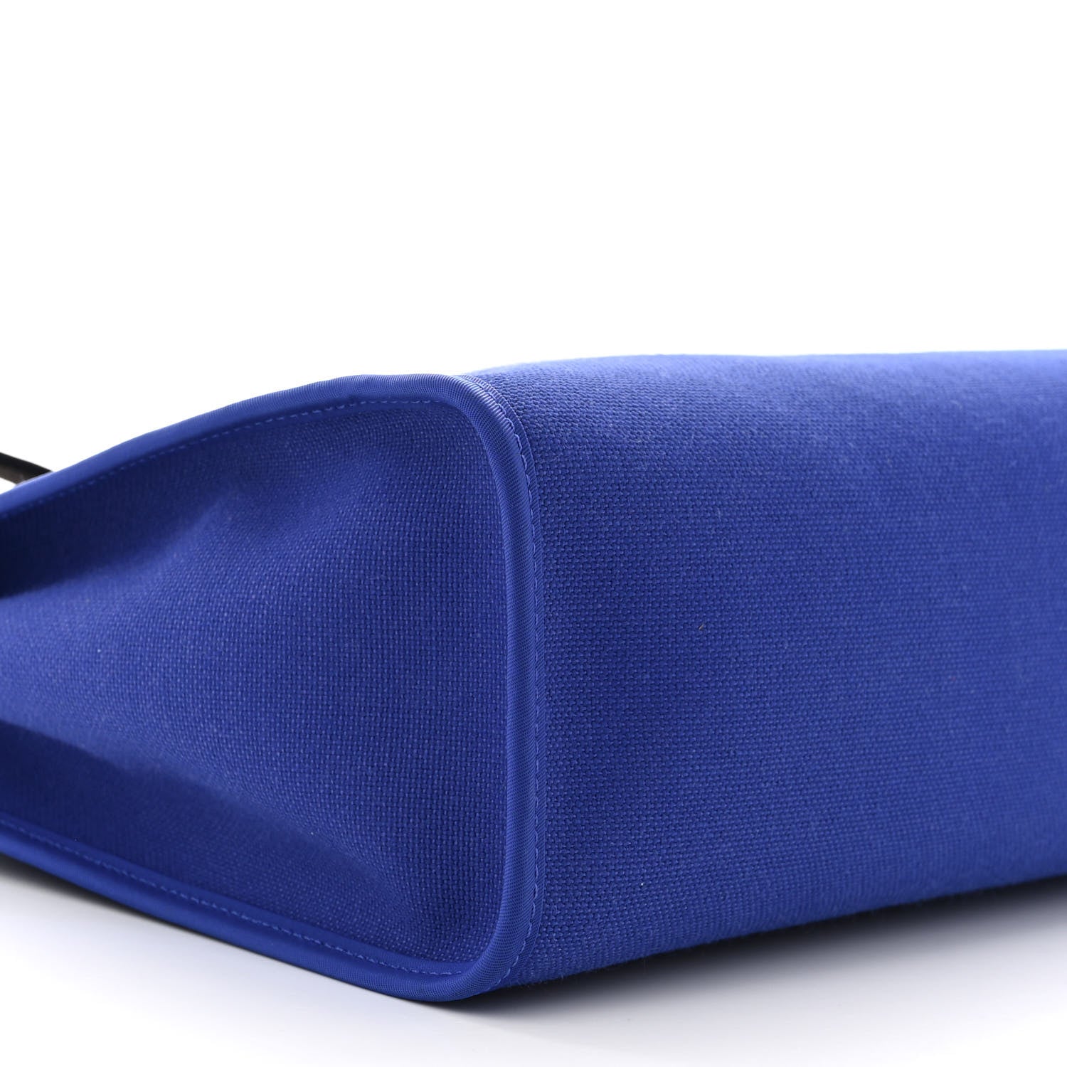 Hermes Vache Hunter Toile Herbag Zip 31 PM Bleu Electrique Bleu Indigo 10 of 14