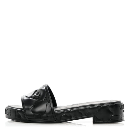 Valentino Garavani Rubber Atelier 03 Rose Edition 25/40mm Platform Slide Sandals 40 Black 2 of 12