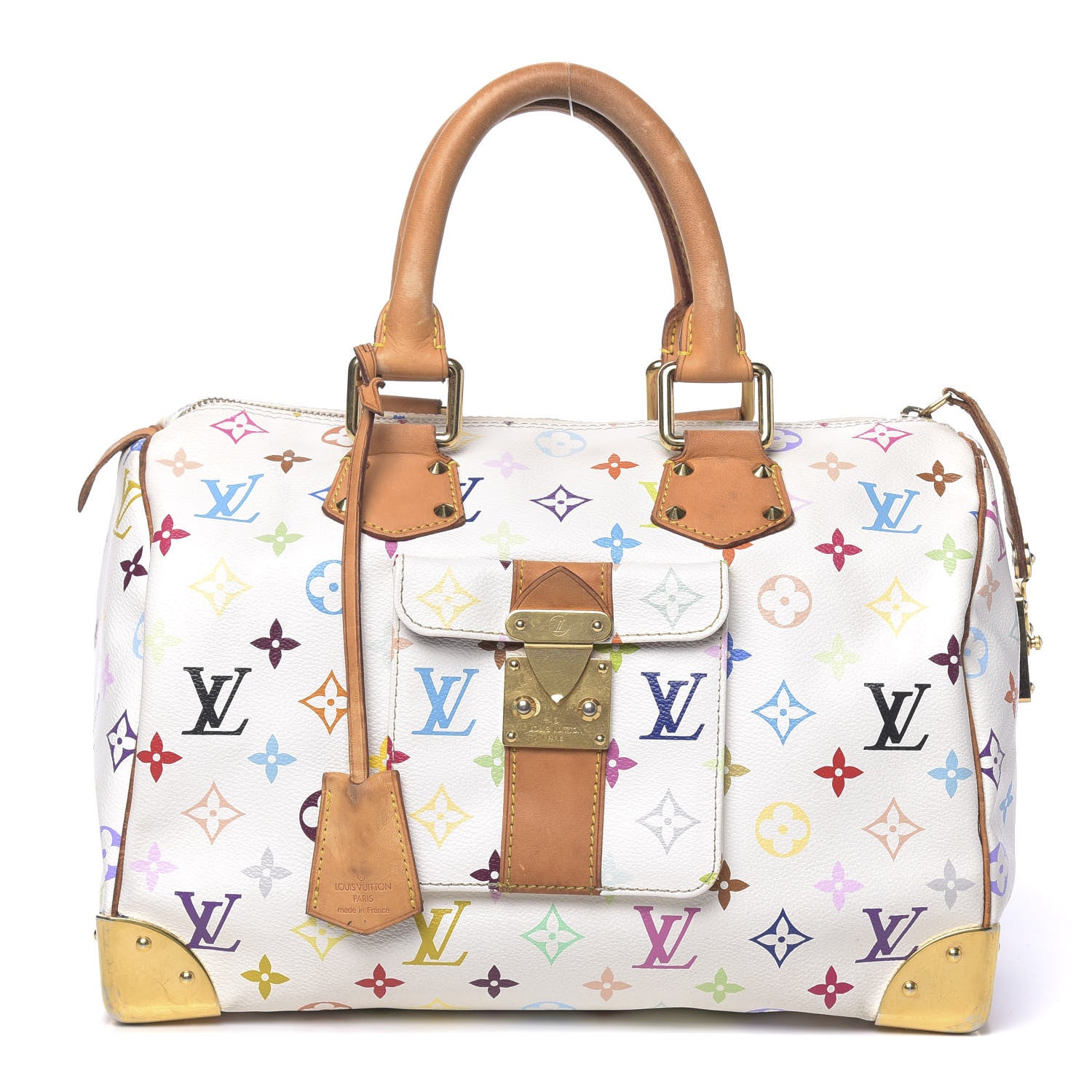 Louis Vuitton Monogram Multicolor Speedy 30 White 1 of 19