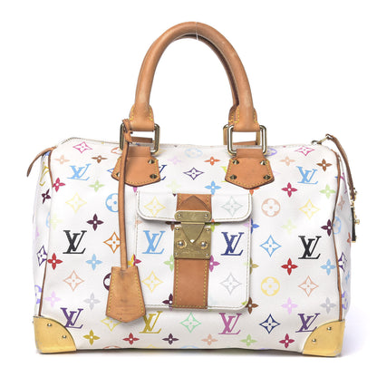 Louis Vuitton Monogram Multicolor Speedy 30 White 1 of 19