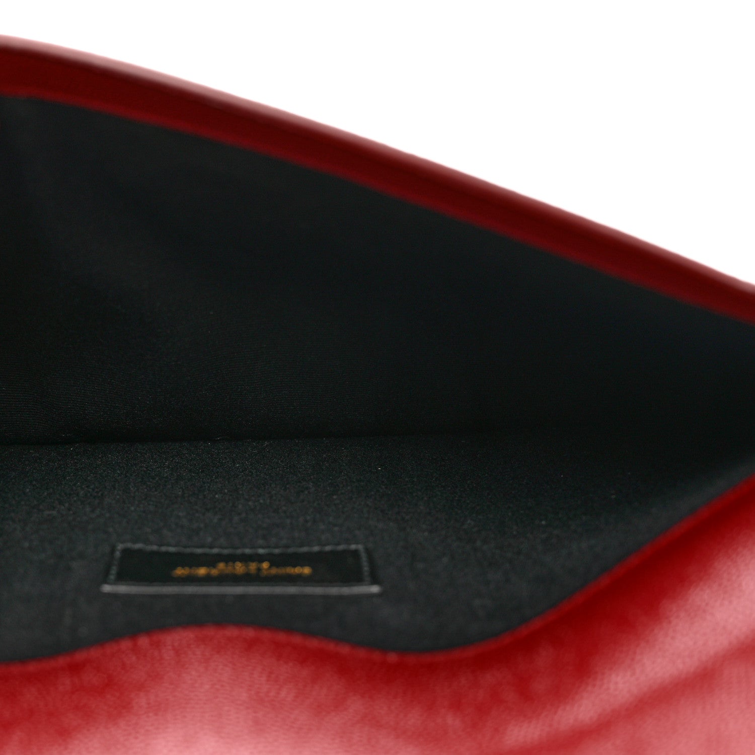 Saint Laurent Grain De Poudre Uptown Pouch Red 6 of 7