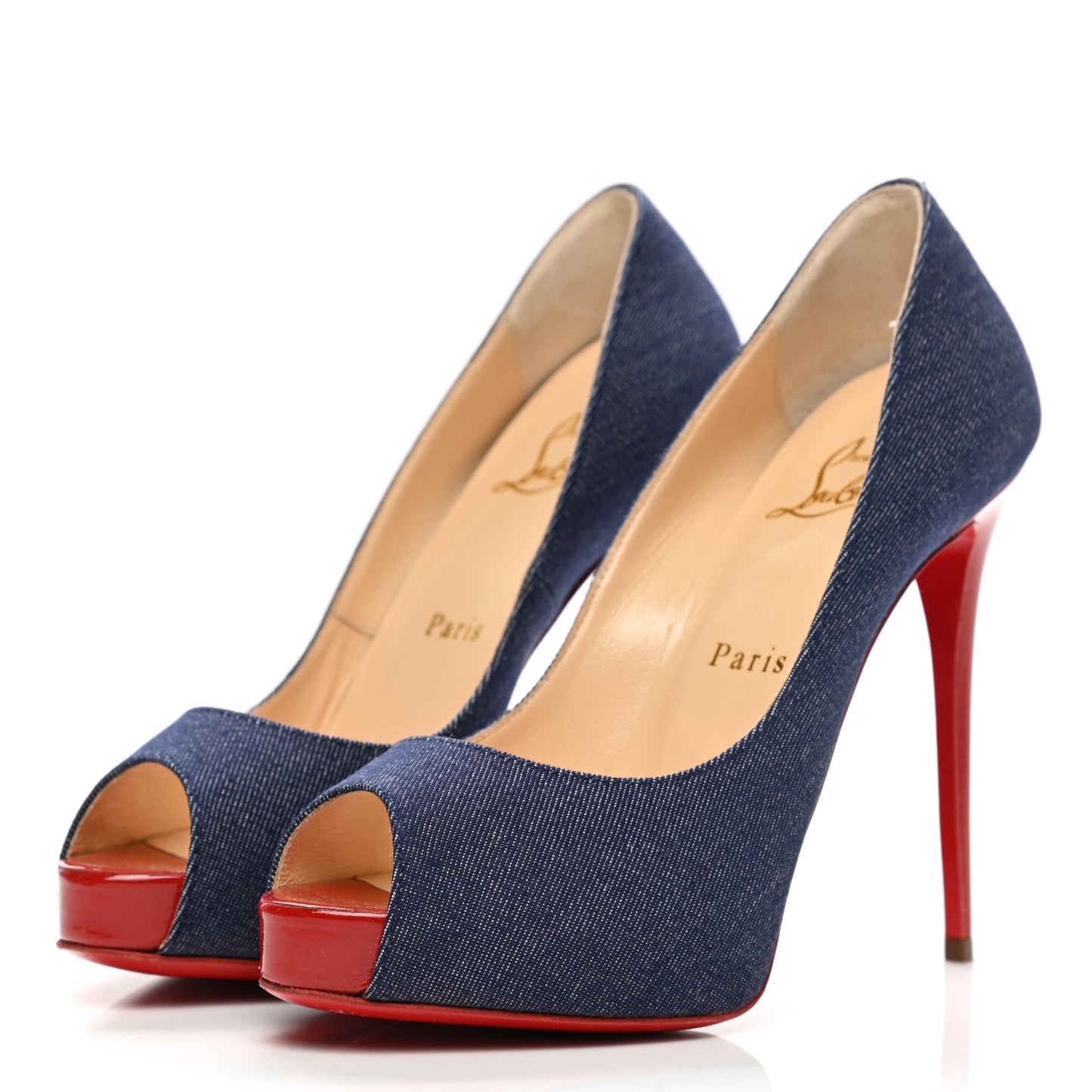 Denim Patent New Very Prive 120 Pumps 36 Blue