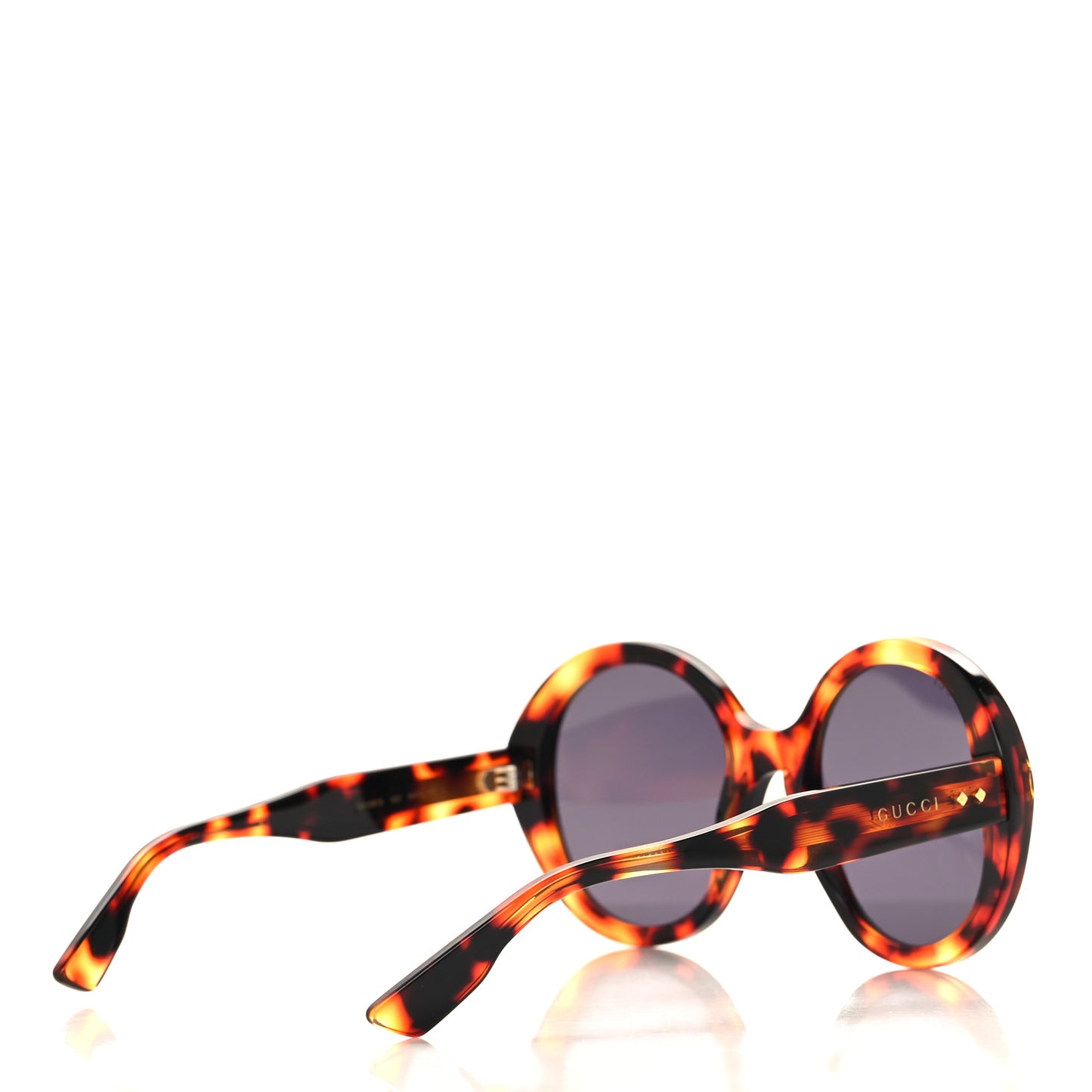 Acetate Round Sunglasses GG1081S Tortoise
