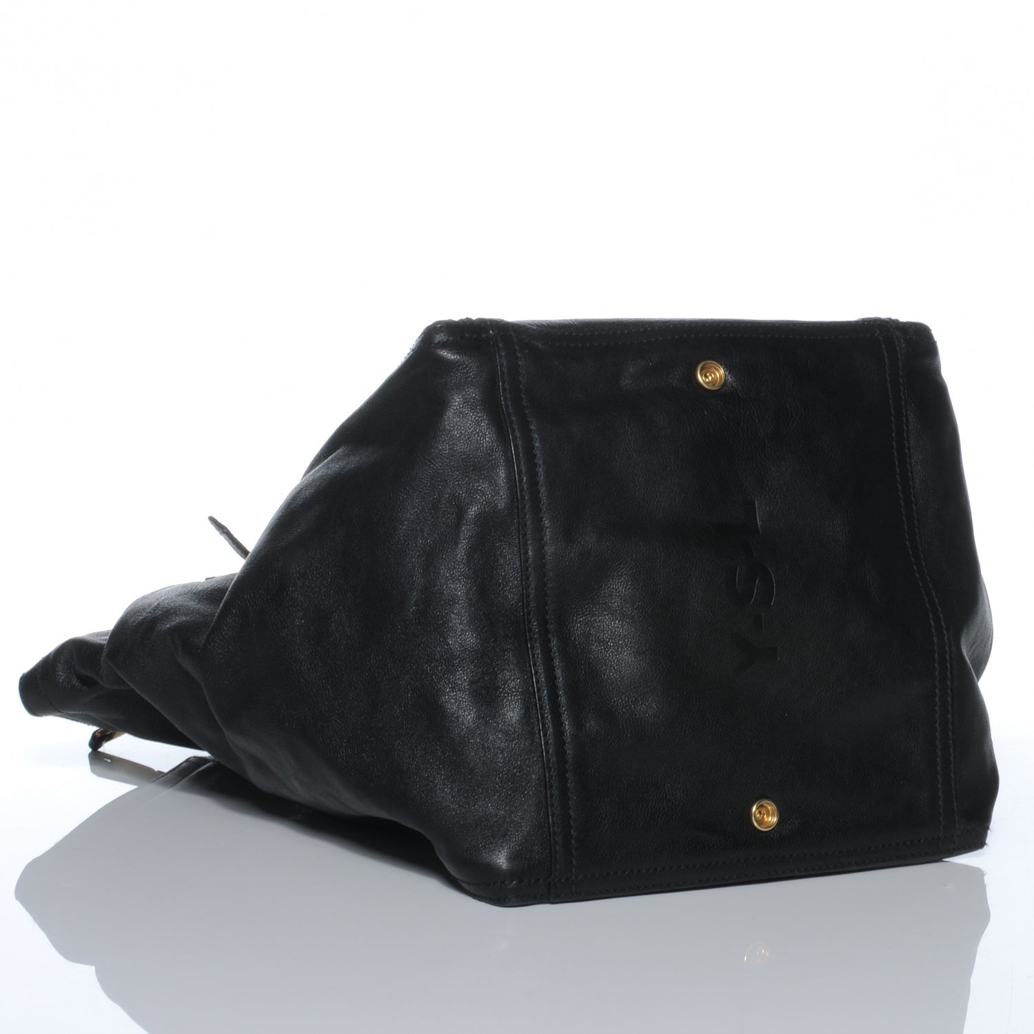 Saint Laurent Leather Large Downtown Tote Black 4 of 7