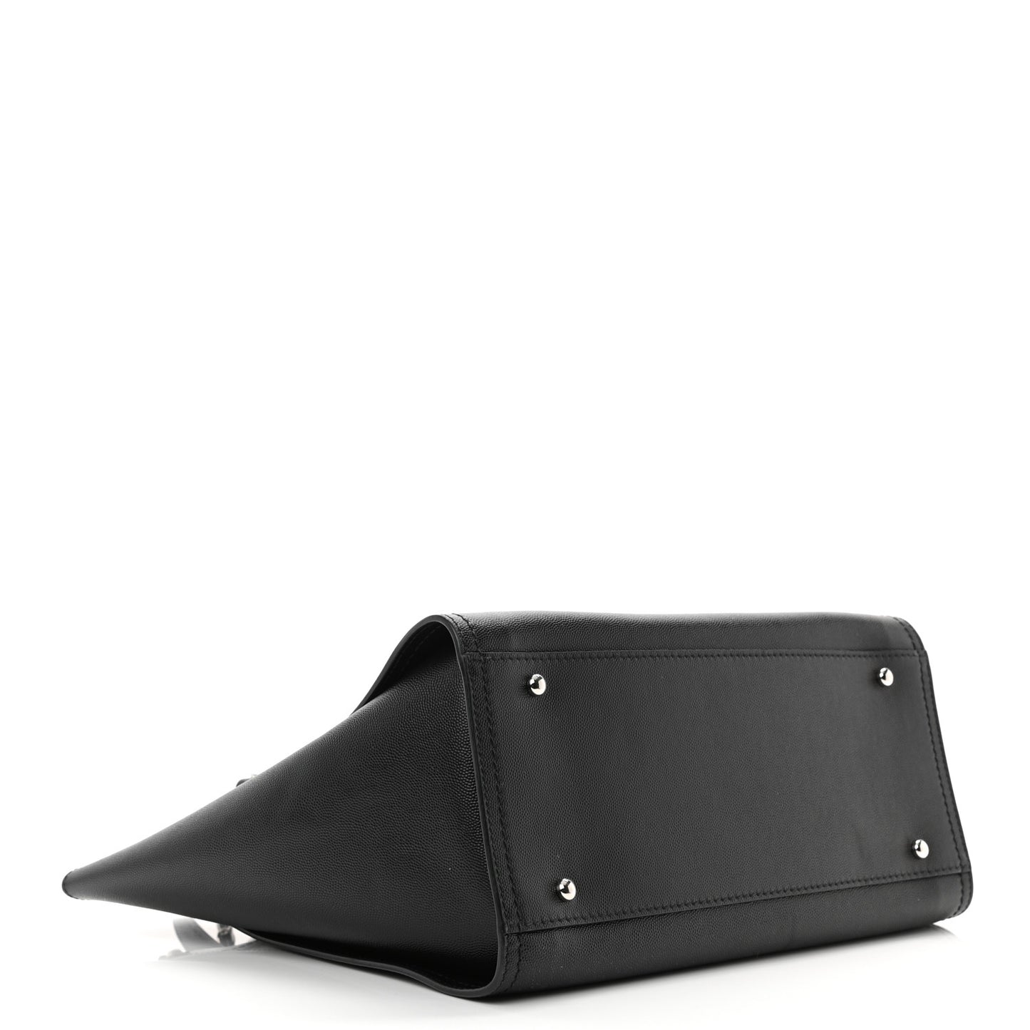 Caviar Small Studded Deauville Tote Black
