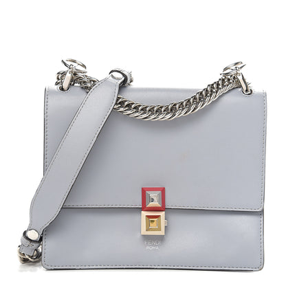 Fendi Vitello Liberty Studded Small Kan I Shoulder Bag Ardesia Multicolor 1 of 10